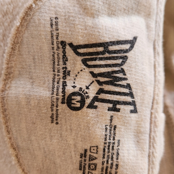 Bowie crop top hoodie, original - Picture 6 of 7